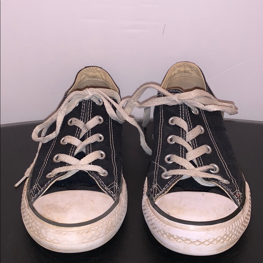Black Converse All-Star Shoes - Size: 3